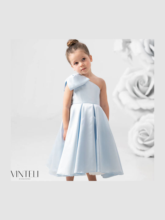 Vinte li Hellblaues Taufkleid