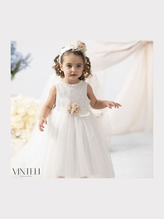 Vinteli Weißes Taufkleid