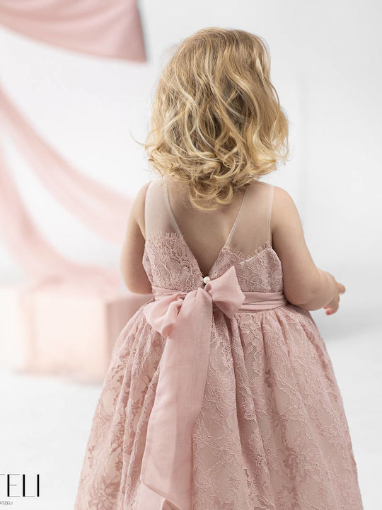 Vinteli Rosa Taufkleid für Mädchen
