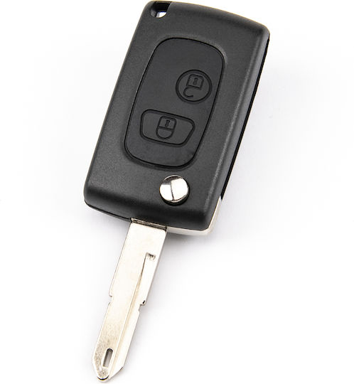 Κέλυφος Αναδιπλούμενου Κλειδιού Peugeot 106 206 306 Boxer Expert Partner 2 Κουμπιά