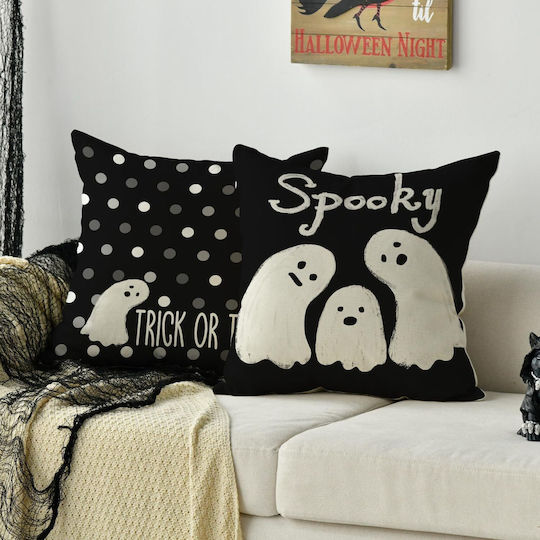 Artoid Mode Decorative Pillow Case Halloween Polka Dot 45x45cm