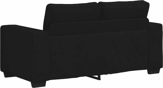 Doppelsitzer Sofa Schwarz 160x77x82cm