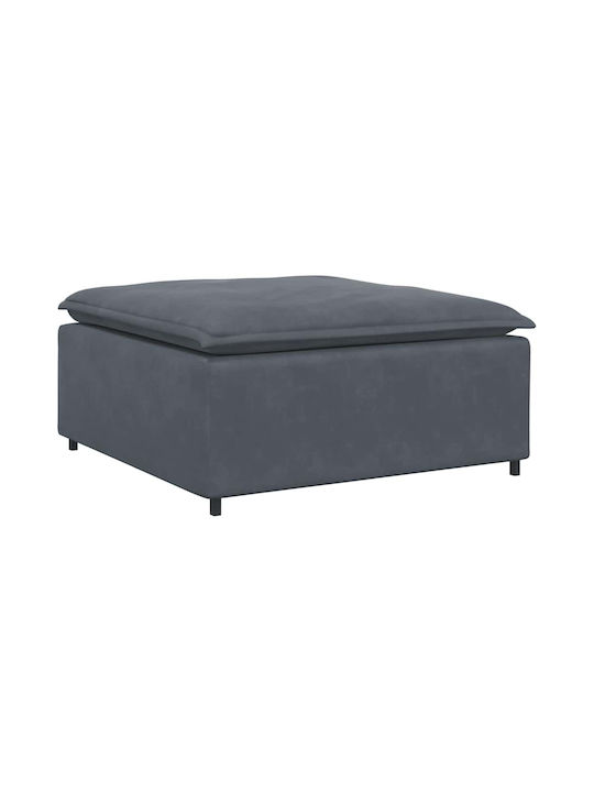 Canapea Cu Două Locuri Din Catifea Gri Închis 200x100x64cm