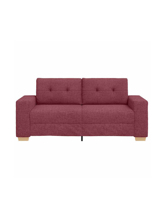 Doppelsitzer Sofa Rot 180x77x82cm