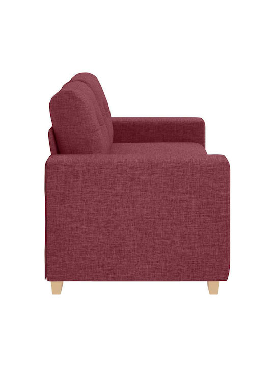 Doppelsitzer Sofa Rot 180x77x82cm