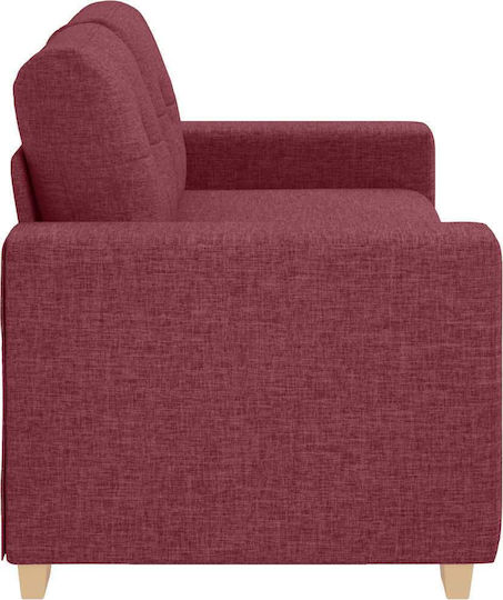 Doppelsitzer Sofa Rot 180x77x82cm