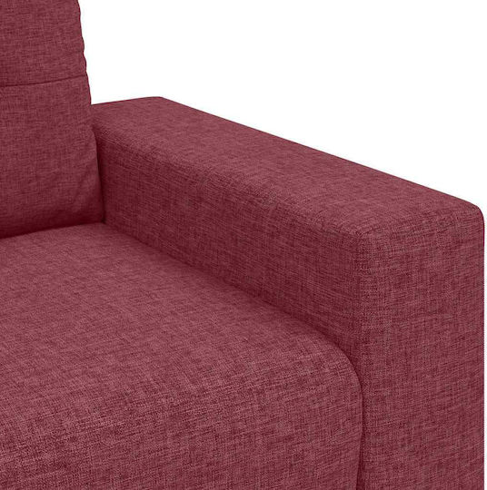 Doppelsitzer Sofa Rot 180x77x82cm