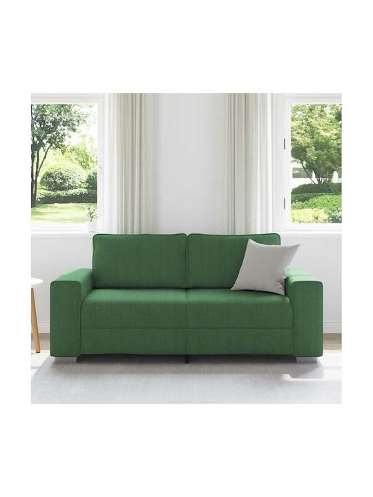 Two-Seater Couch Bed Dark Green 180x77x82cm
