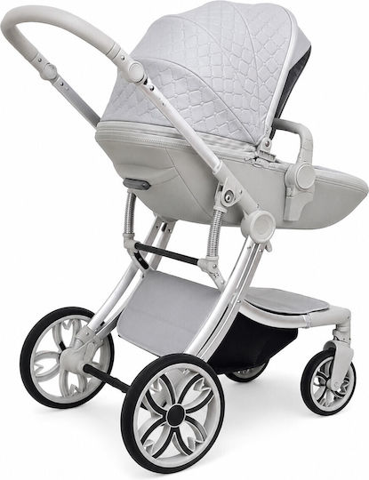 Beboulino Aiolos Adjustable 2 in 1 Baby Stroller Suitable for Newborn Light Grey