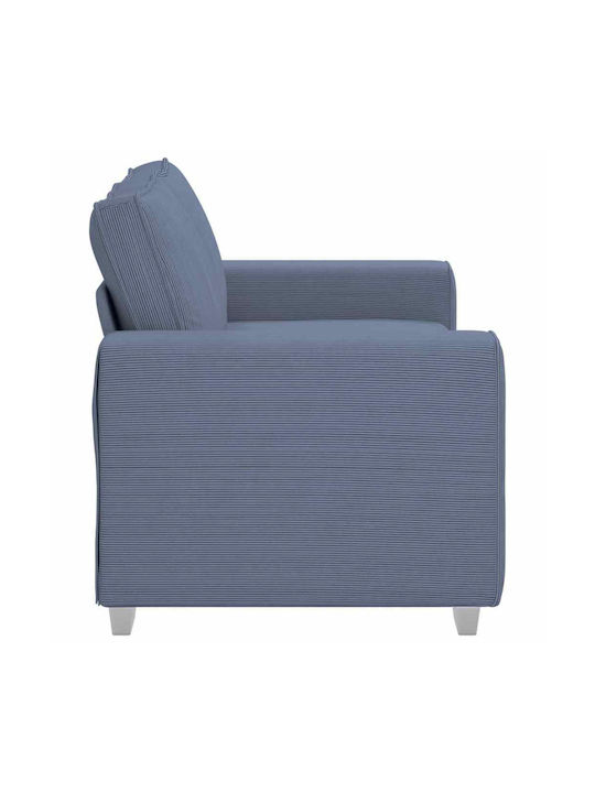 Doppelsitzer Sofa Blau 160x77x82cm