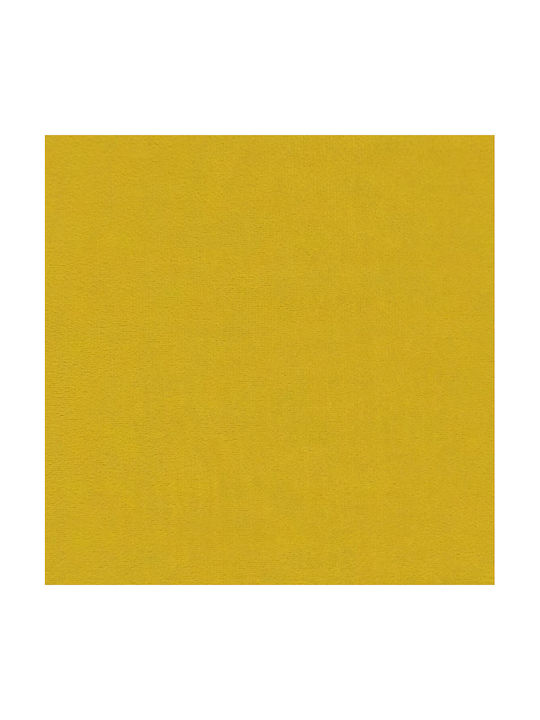 Two-Seater Velvet Yellow Couch 124x68x74 cm