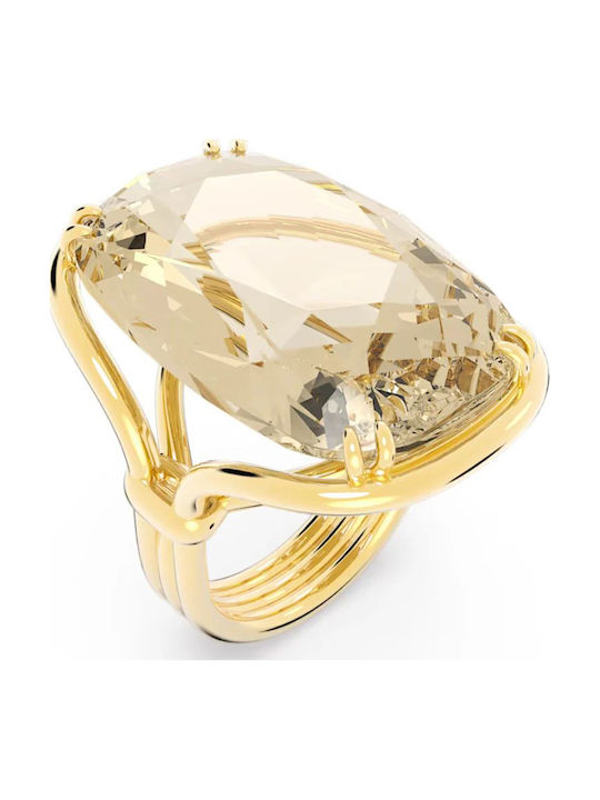 Swarovski Γυναικείο Δαχτυλίδι Επιχρυσωμένο