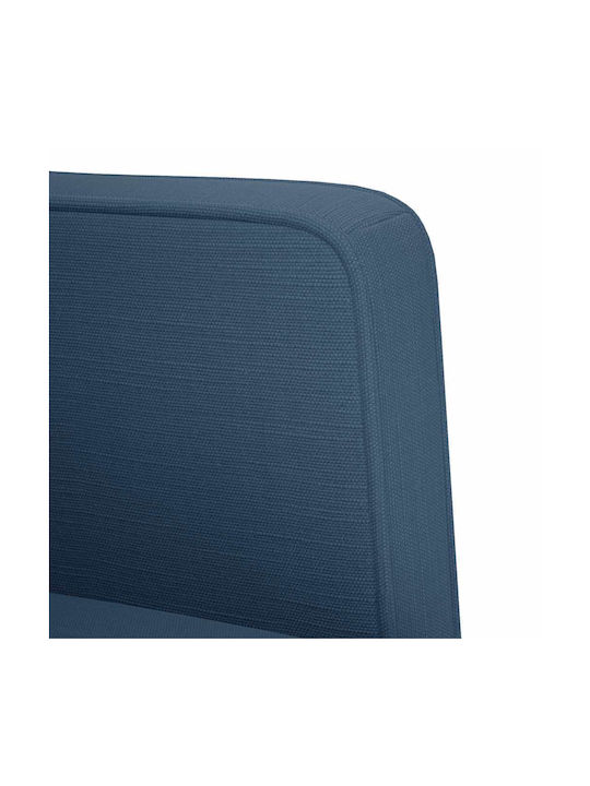 Doppelsitzer Sofa Blau 124x67x74,5cm