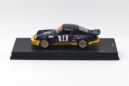 Model Mașină Porsche 911 Carrera RSR 3.0 Nr 68 24 Orele Le Mans 1974 H Heyer E Kremer P Keller Scara 1:64 Spark 1:64 Spark