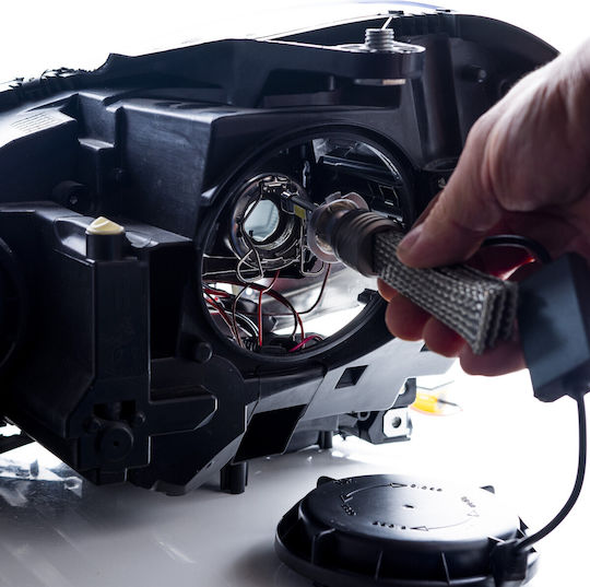 Raito Moto H4 LED Крушки Cree Octopus Охлаждане Kia Mazda Ford Opel