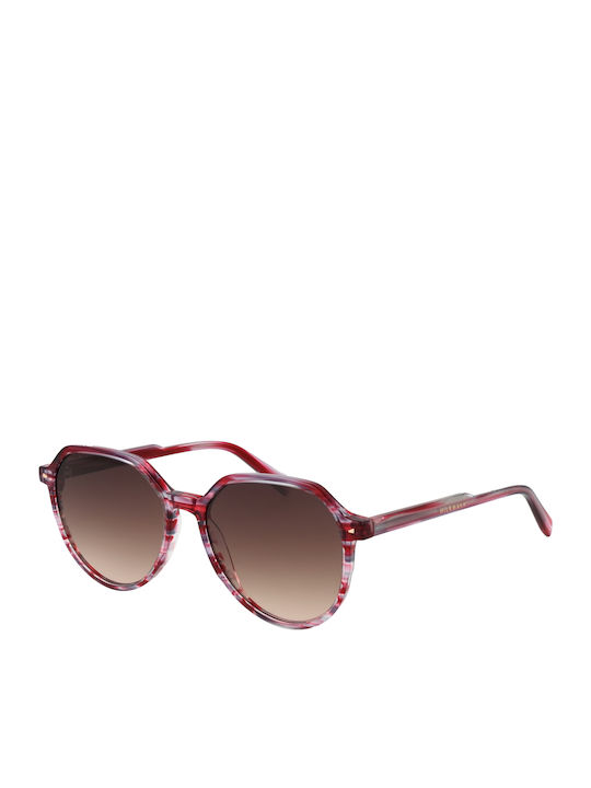 Ana Hickmann Women's Sunglasses with Multicolour Plastic Frame and Gray Gradient Lens HI9163 E02