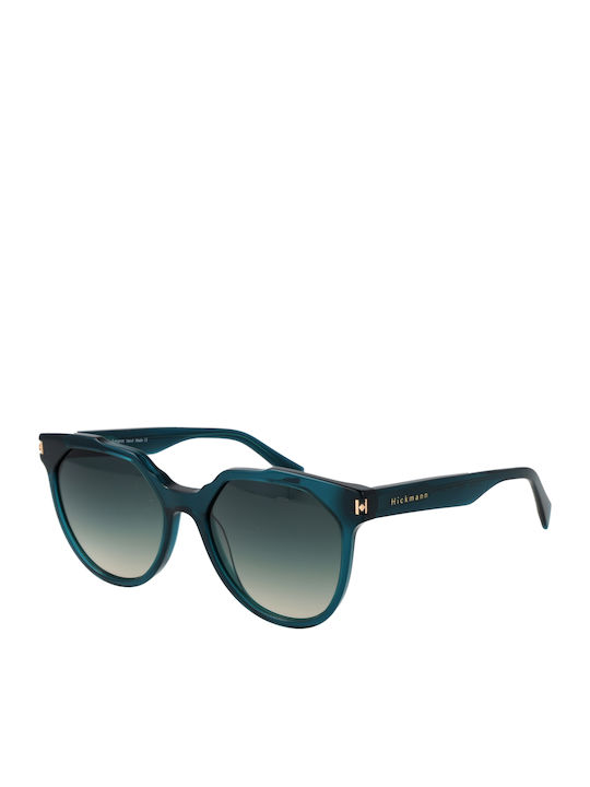 Ana Hickmann Women's Sunglasses with Blue Plastic Frame and Blue Gradient Lens HI9171 T01
