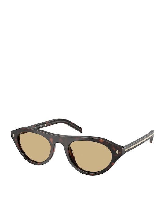 Prada Sonnenbrillen Braune mit Horn umrandetem Rahmen Prada Sonnenbrillen Braune mit Horn umrandetem Rahmen