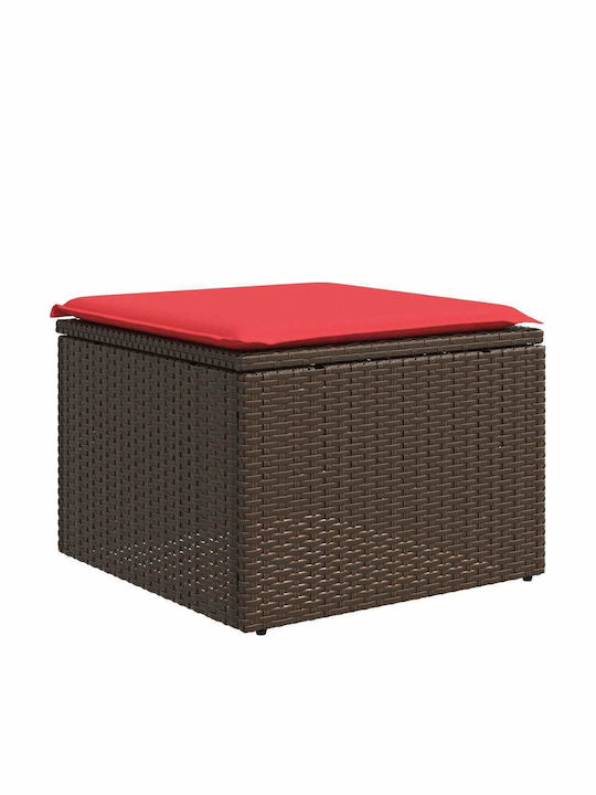 Outdoor Corner Rattan Sofa With Cushions 55x62x69cm