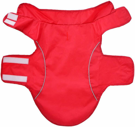 vidaXL Dog Coat Waterproof Red