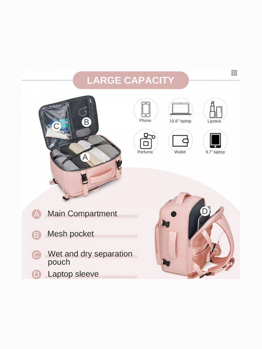Miss Lulu Backpack Ροζ