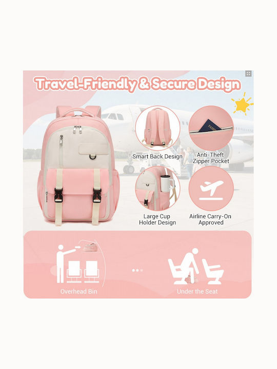 Miss Lulu Backpack Ροζ
