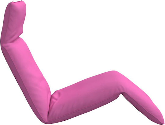 vidaXL vidaXL Beach Sunbed Pink Foldable Metallic 175x54cm