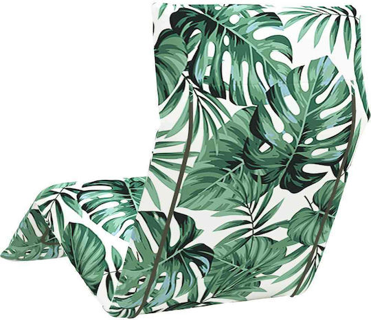 vidaXL vidaXL Beach Sunbed Green Foldable Metallic 175x54cm