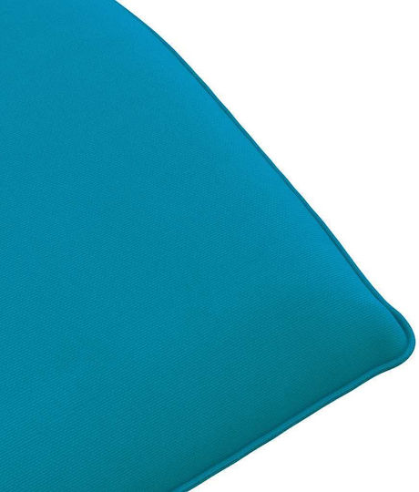 vidaXL vidaXL Beach Sunbed Light Blue Foldable Metallic 175x54cm