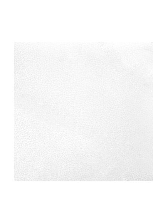 Two-Seater Couch Artificial Leather White 180x81x84cm