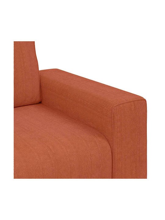 Doppelsitzer Sofa Rotes Orangen 160x77x82cm