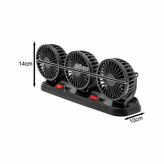 Ανεμιστηράκι USB με Νερό 15W Μαύρο CIC923