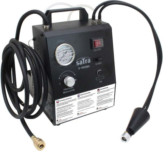 Dispozitiv Electric de Schimbare a Aerisirii Lichidelor de Frână 17 Adaptoare 0.6-3.0 Bar 12v/230v Sisteme Abs Esp Universal Satra
