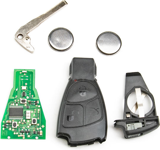 Телеремонт Ключ За Кола Електронен Mercedes A B C 433 Mhz 5wk47281