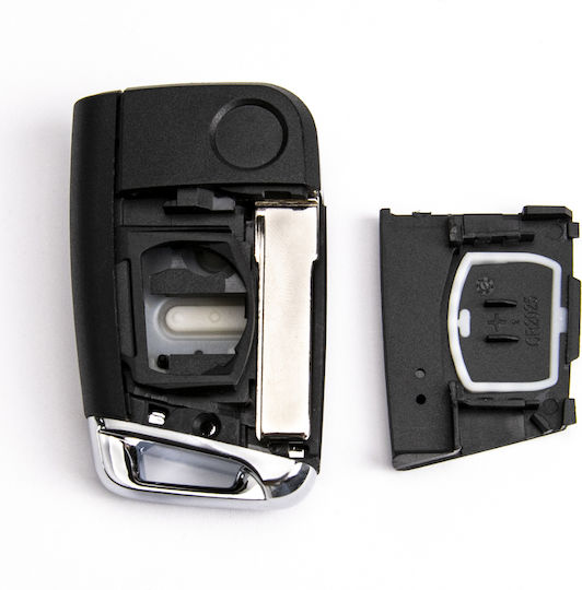 Дистанционно Ключ За Кола Vw Seat Skoda 3 Бутона Hu66 Hu162