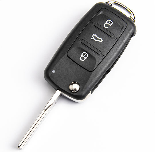 Дистанционно Ключ За Кола Електронно Vw Id48 3 Бутона 3t0837202