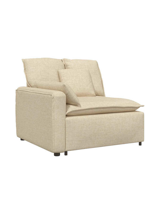 Vier Sitzer Sofa Beige 324x105x64cm