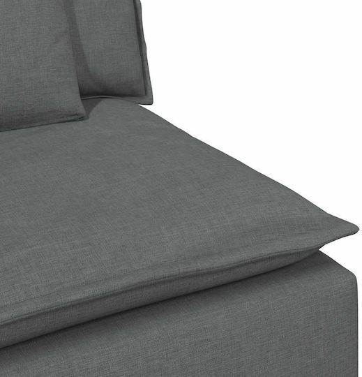 Canapea Patru Locuri Gri 324x105x64cm