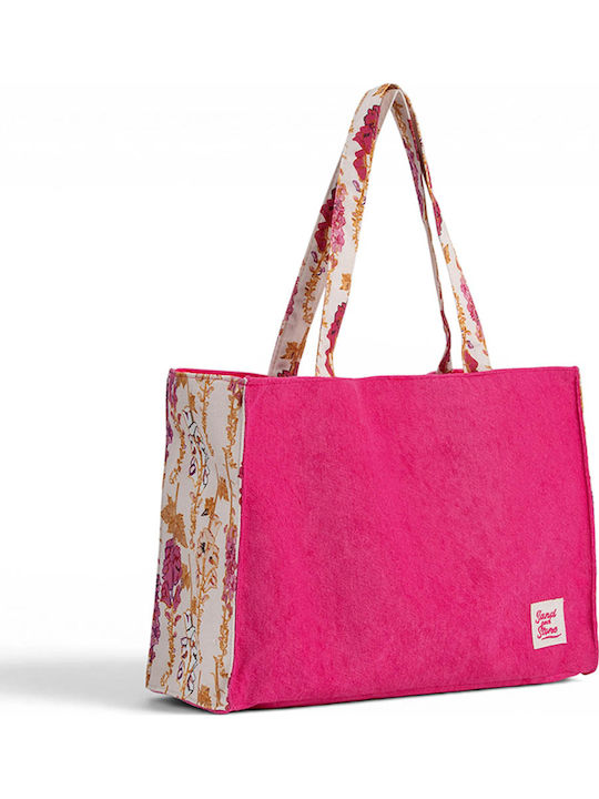 Easy Home Frottee Strandtasche Fuchsia