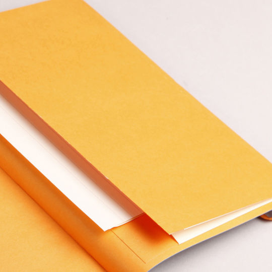 Rhodia Notebook A5 80 Sheets Ruled with Rubber Band Purple