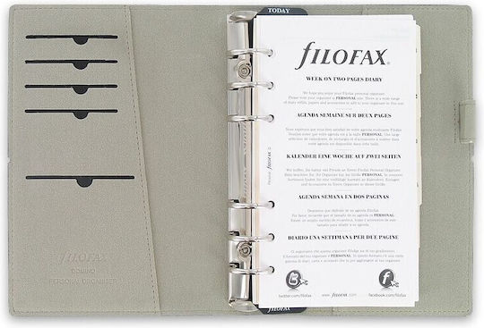 Filofax Personal Σημειωματάριο Μαύρο