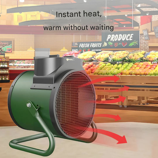 Încălzitor Electric Industrial cu Ventilator 3kW