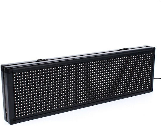 LED Sign One-Sided 100x20cm Blue / Red