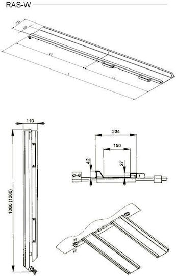 Altec Altec Rollstuhlzubehör Rampe 082.10.021