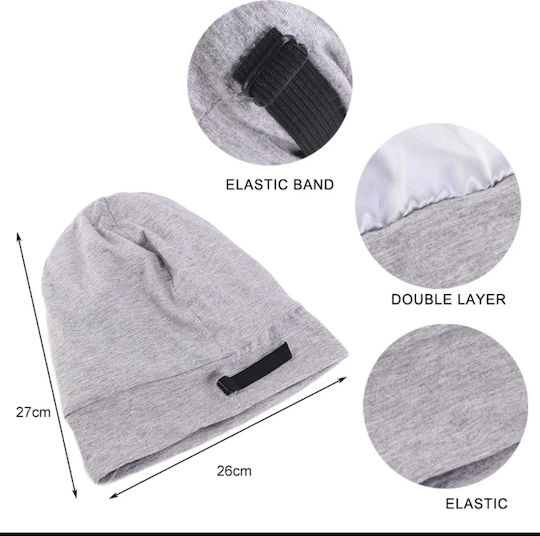 Turban Schlafmütze Baumwoll-Laken Satin Burgundisch