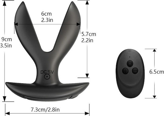 Chisa Novelties Vibrator Anal Negru