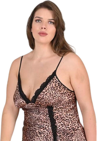 Women's Sexy Babydoll Set Plus Size 526 Primoda 1074 059 Animal