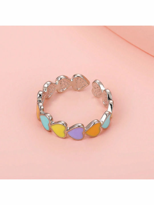 Kids Ring with Heart Design Opening RKID01 Kids Ring with Heart Design Opening RKID01