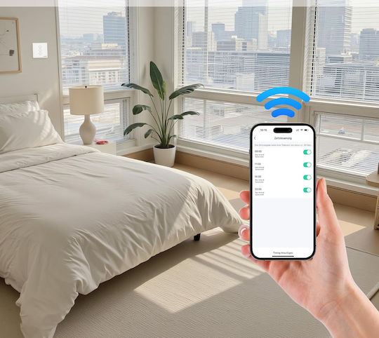 Сет 4 Прекъсвача За Щори Heuxgir Wf-cs01 Управление Чрез Alexa Google