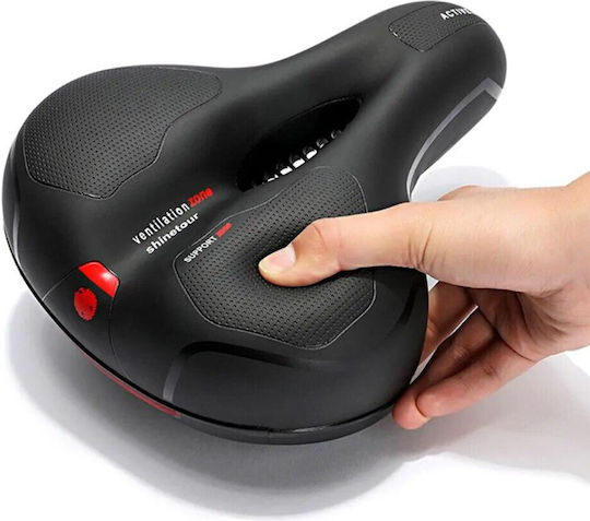 Schwarz Fahrradsattel